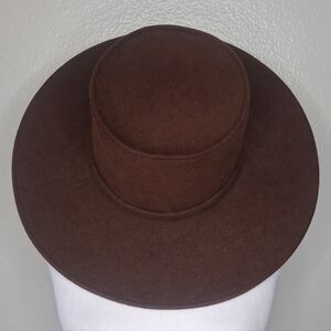 Vintage Frank Olive Neiman Marcus Ladies Brown Hat Southwestern Rodeo Classic